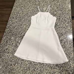 White Mini BCBG Dress Size 4